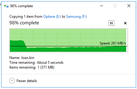 File copy test - NAND flash