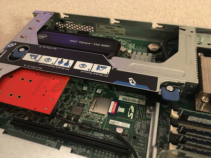 Intel Optane 900P installation