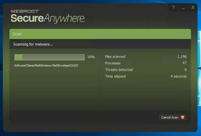 Webroot SecureAnywhere Client